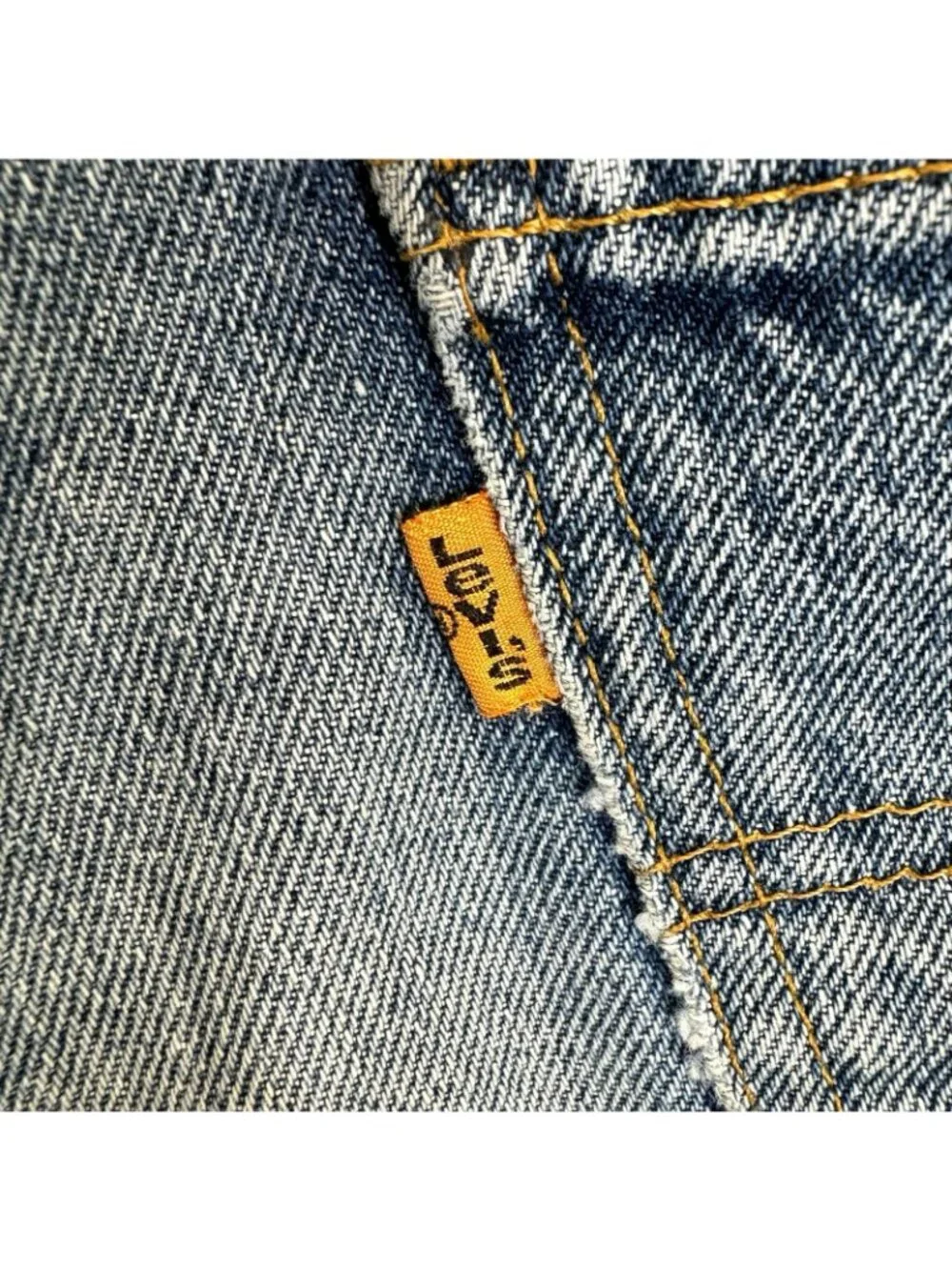 VTG  1987 Levis 619 Orange Tab Jeans Mens Size 34x32 Distressed Thrashed Grunge